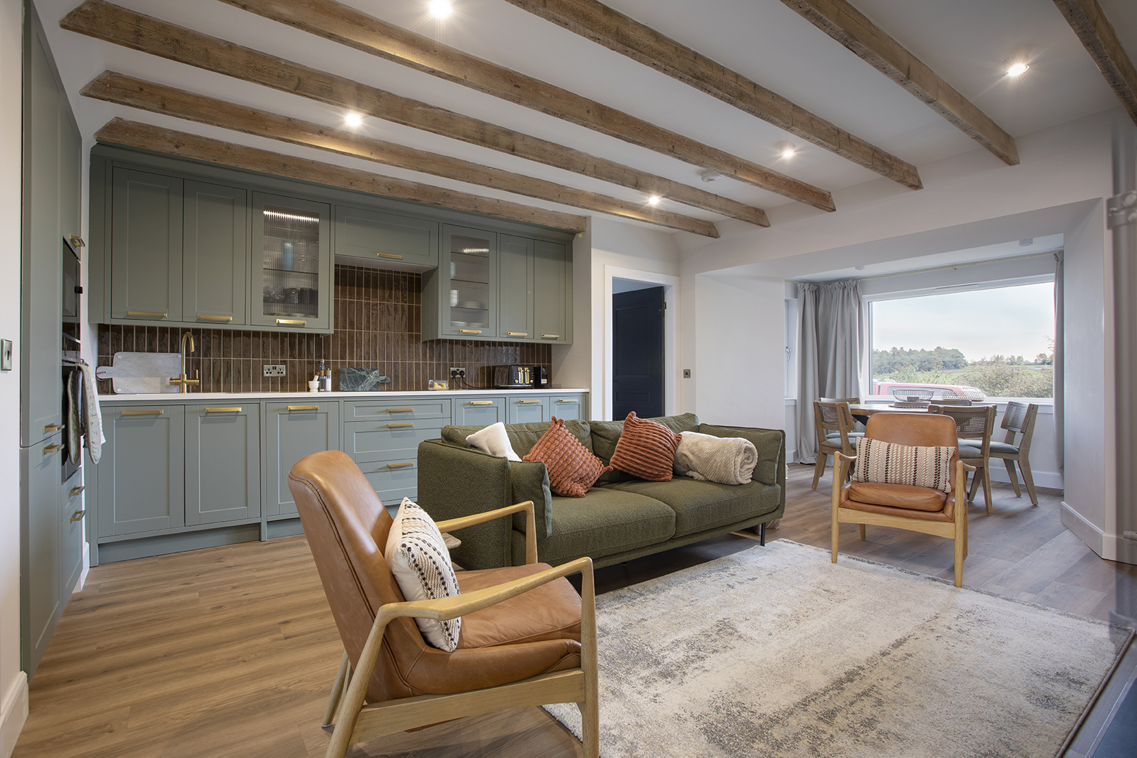 Open plan kitchen living